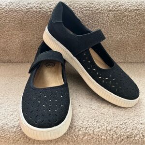 White Mountain Black Mary Jane Sneakers Comfort Shoes Women's 8.5 W37202 Capsule